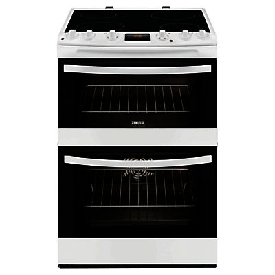 Zanussi ZCV68300WA Electric Cooker, White White